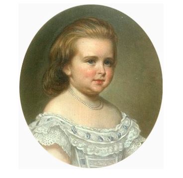 Printsess Alix of Hesse George Koberwein (1820-76) poolt maalituna (Wikimedia Commons kaudu )