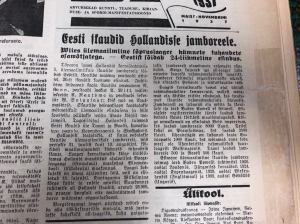 Eesti skaudid Hollandise Jamboreele