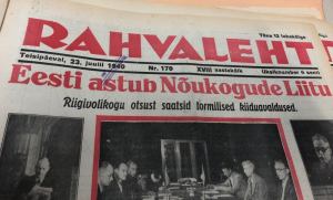 Rahvaleht 23. juuli 1940 - Rahvuusraamatukogu